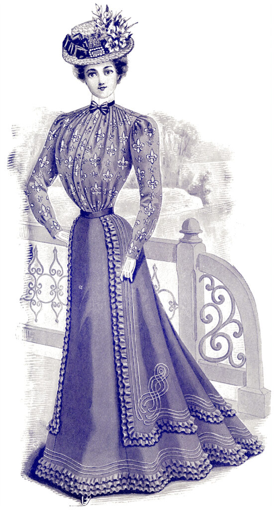 Purple Victorian Fashion Image