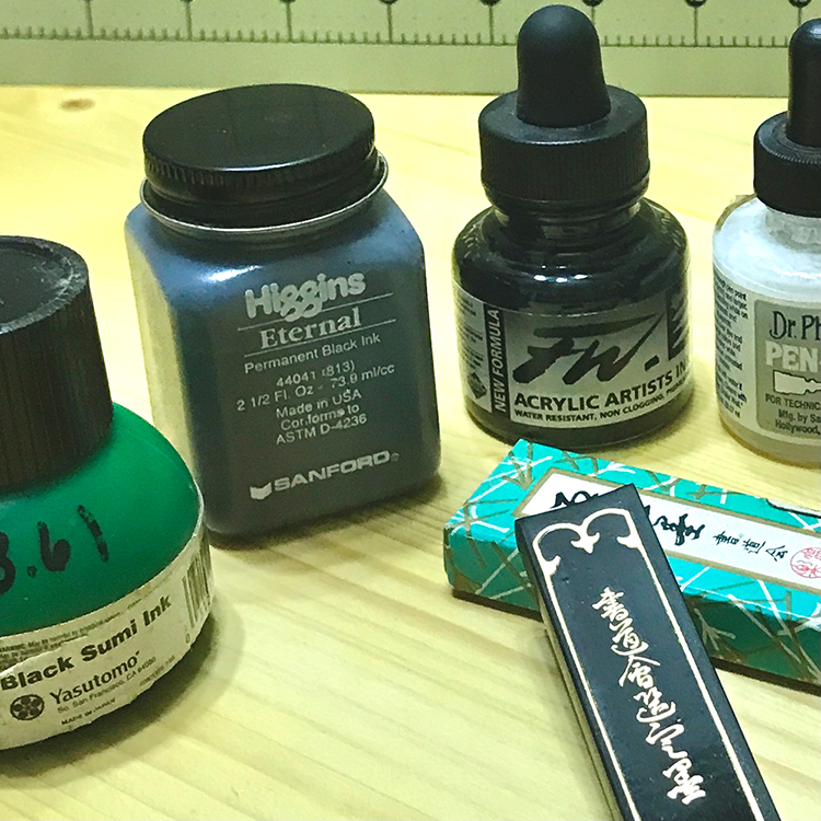 Yasutomo Liquid Sumi Ink - 12 oz, Waterproof