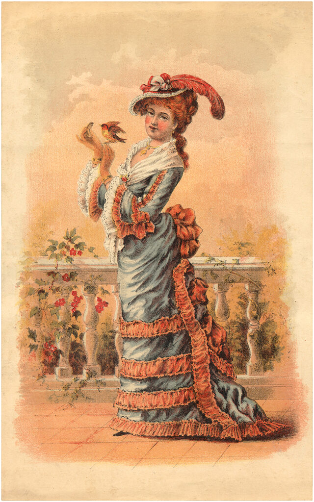 Vintage Fashion Plates from the Turn of the Century Art Board