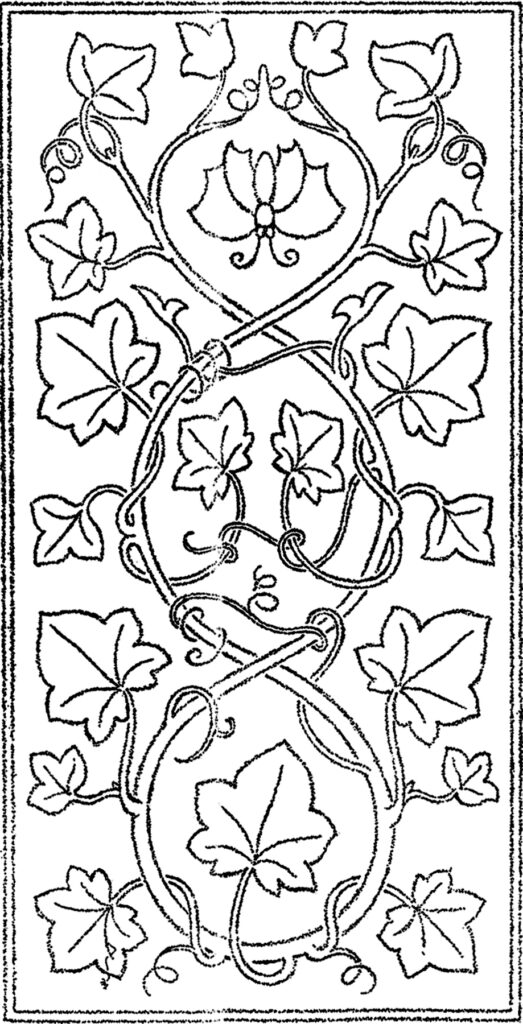 Ivy Embroidery Pattern Image