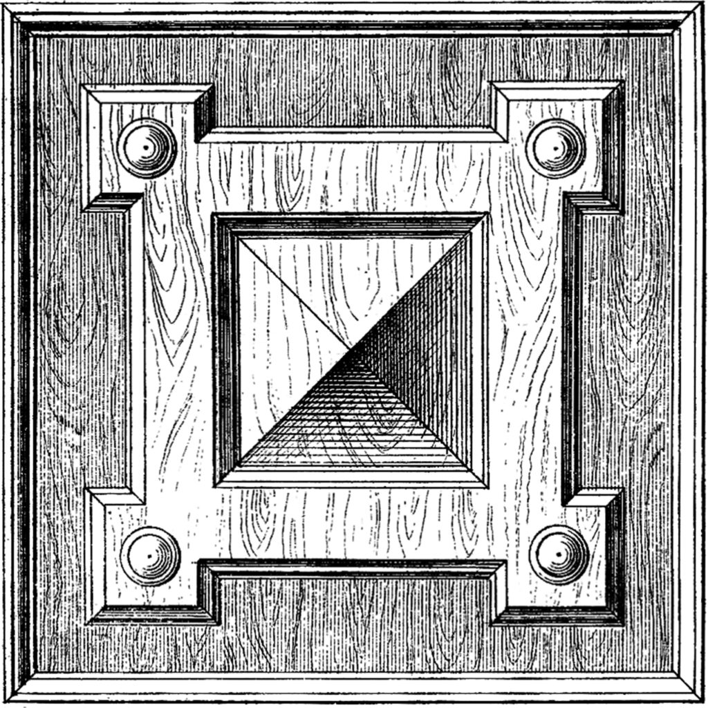 Square Wood Panel Image
