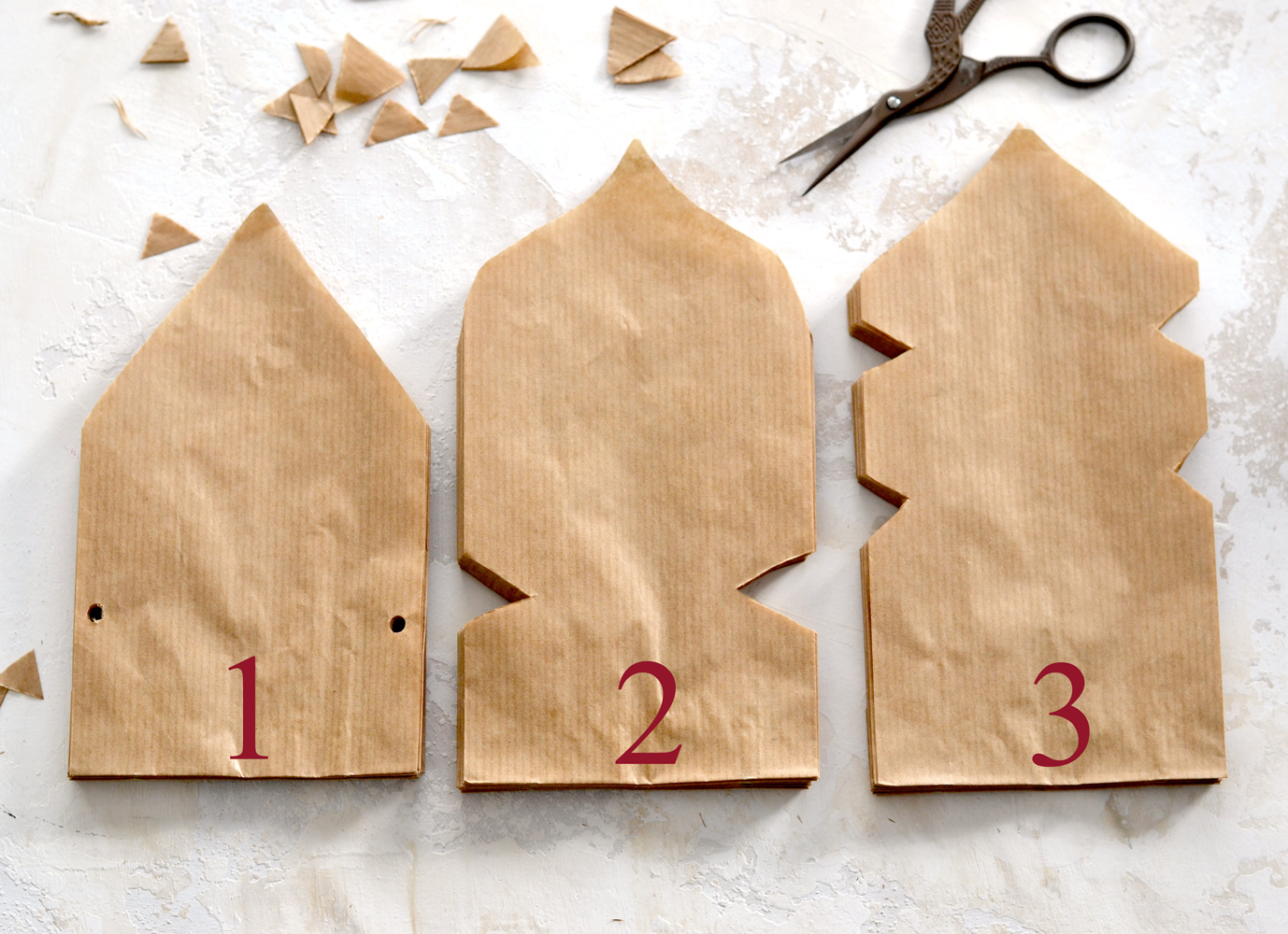 How to make DIY paper bag stars — Gathering Beauty