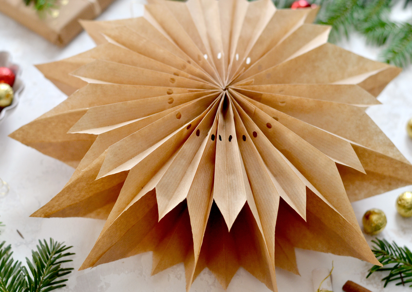 Easy Paper Bag Stars 