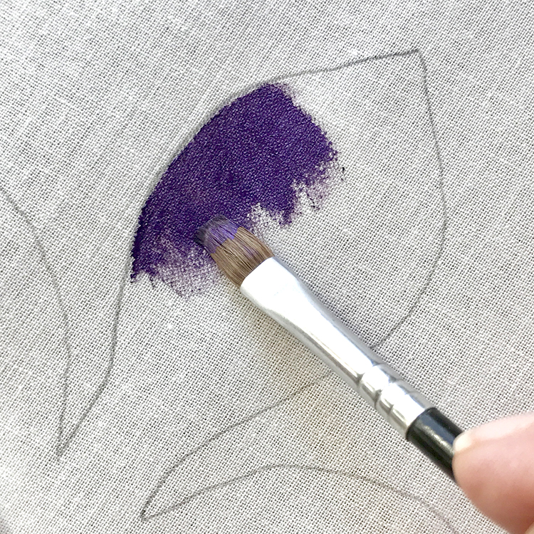 Dry Painting Brush Technique
