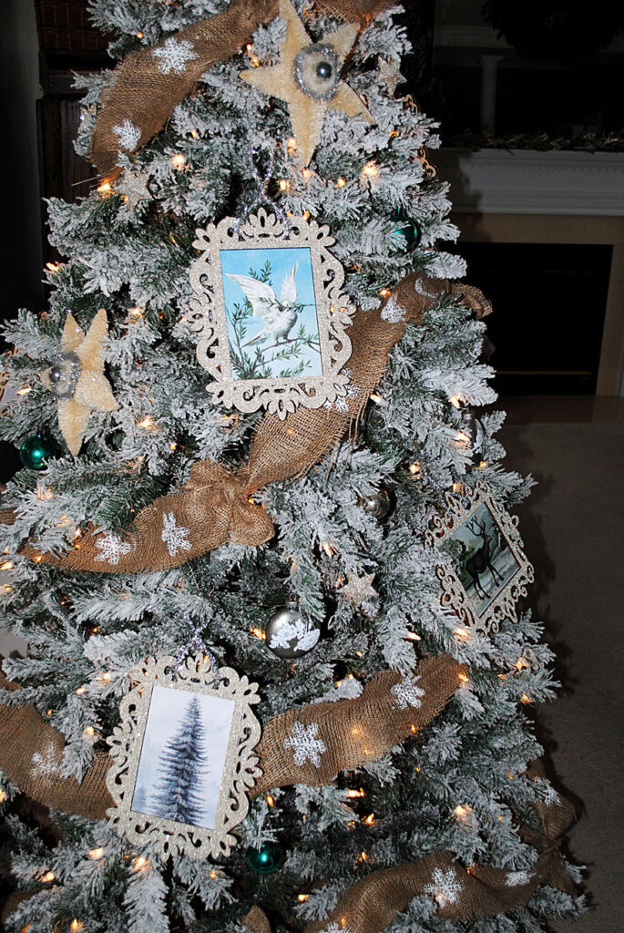 Christmas Tree with Glitter Frames