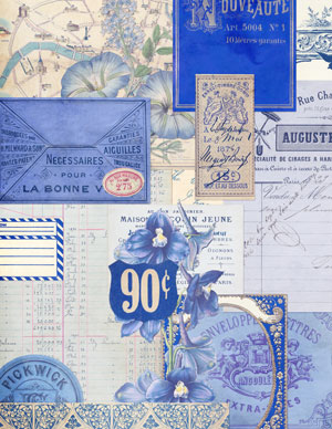 vintage mini ephemera collage paper