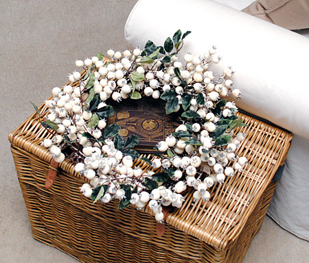 White Berry Wreath