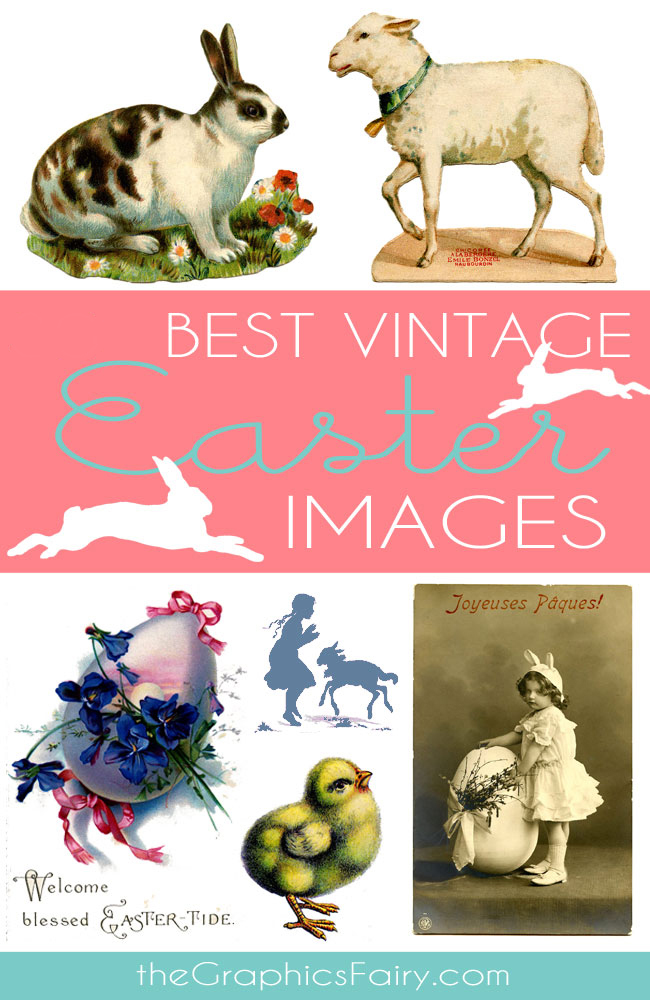 Vintage Easter Art Prints - U Create