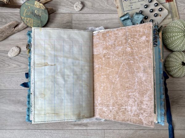 Blank junk journal pages