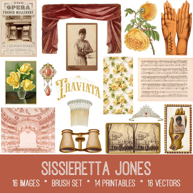 Sissieretta Jones opera singer ephemera vintage images