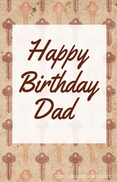 Dad Car related Birthday Image