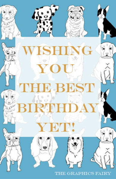 Dogs birthday download