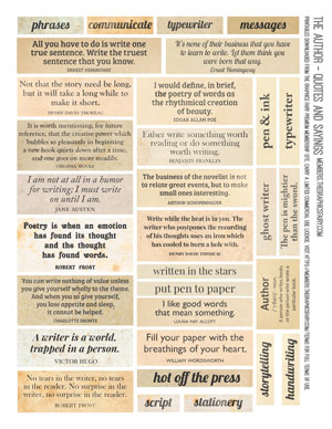Set of The Author quotes