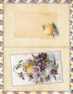 Easter Flora & Fauna Printable Journal Pages