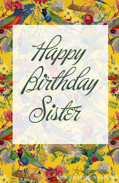 happy birthday sister ecards