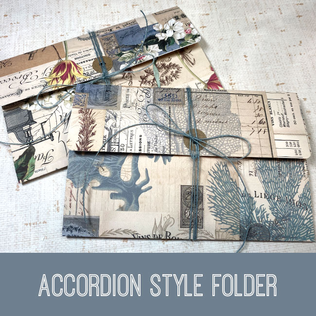 Accordion Style Folder Craft Tutorial