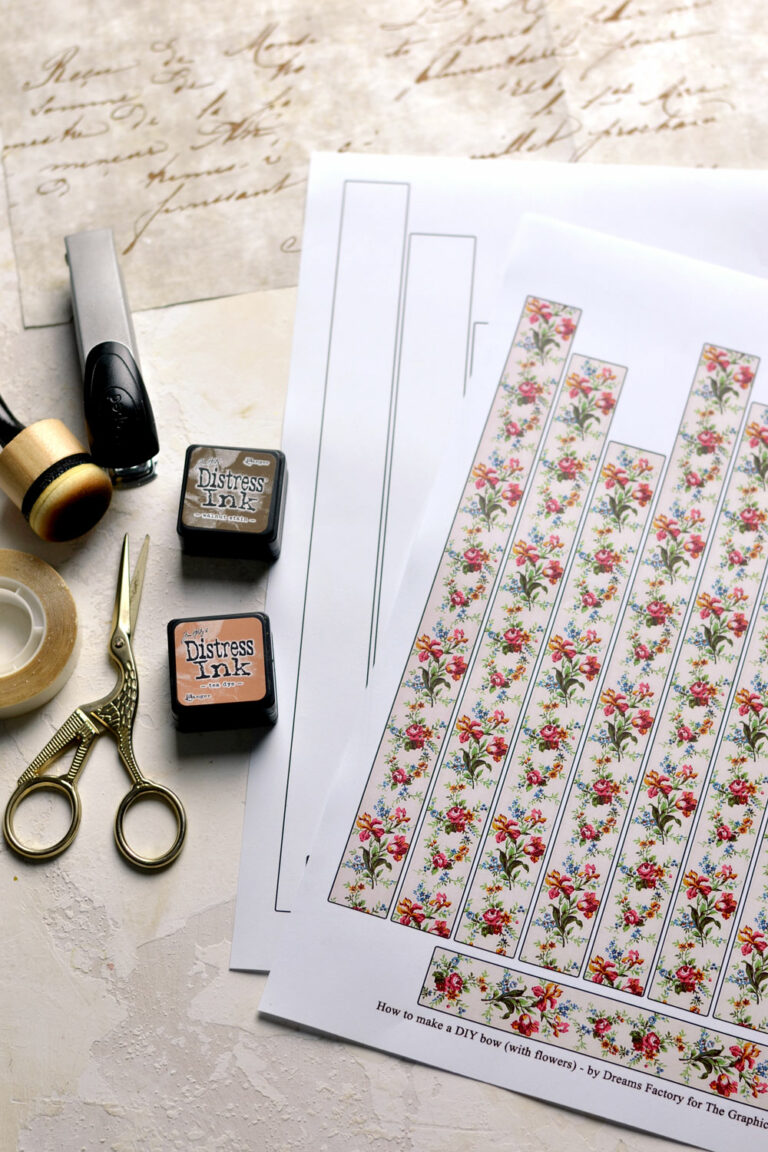 How to make a Bow out of Wrapping Paper! The Graphics Fairy