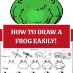 How to Draw a Frog Easily Pin