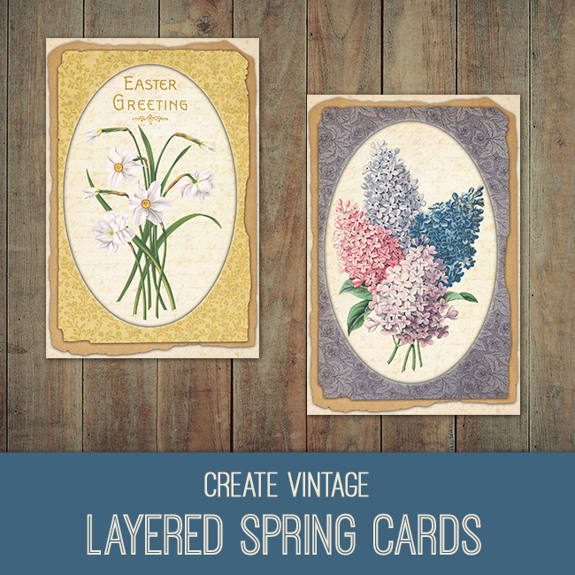 Layered Spring Cards PSE Tutorial