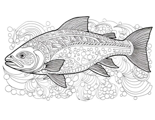 10 Ocean Animal Coloring Pages for Adults to Unwind and De-Stress