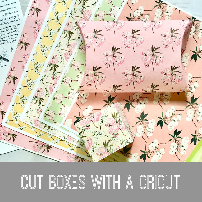 Cut Boxes with a Cricut Craft Tutorial