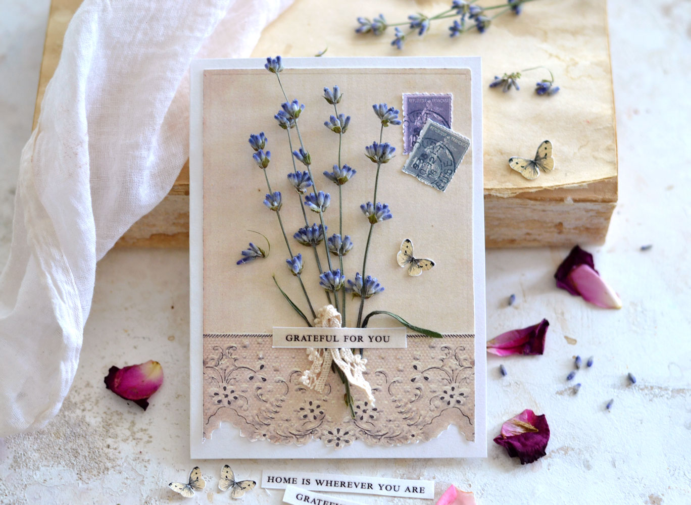 Lavender Card for Moms