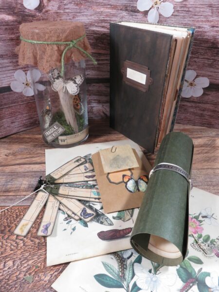 Junk journal cover and folio