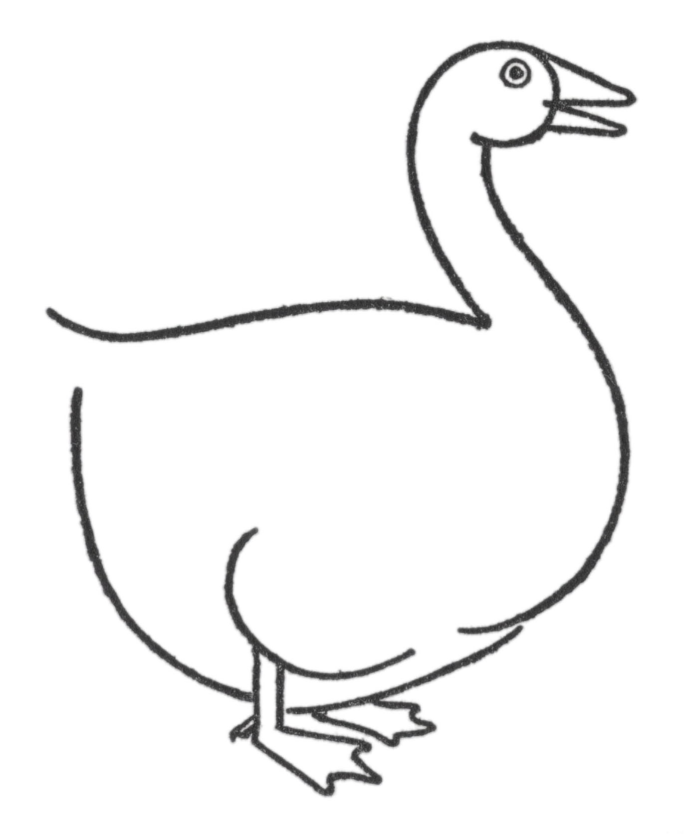 christmas goose clipart