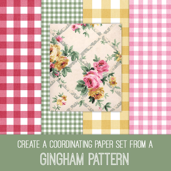 Create a Gingham Pattern PSE Tutorial