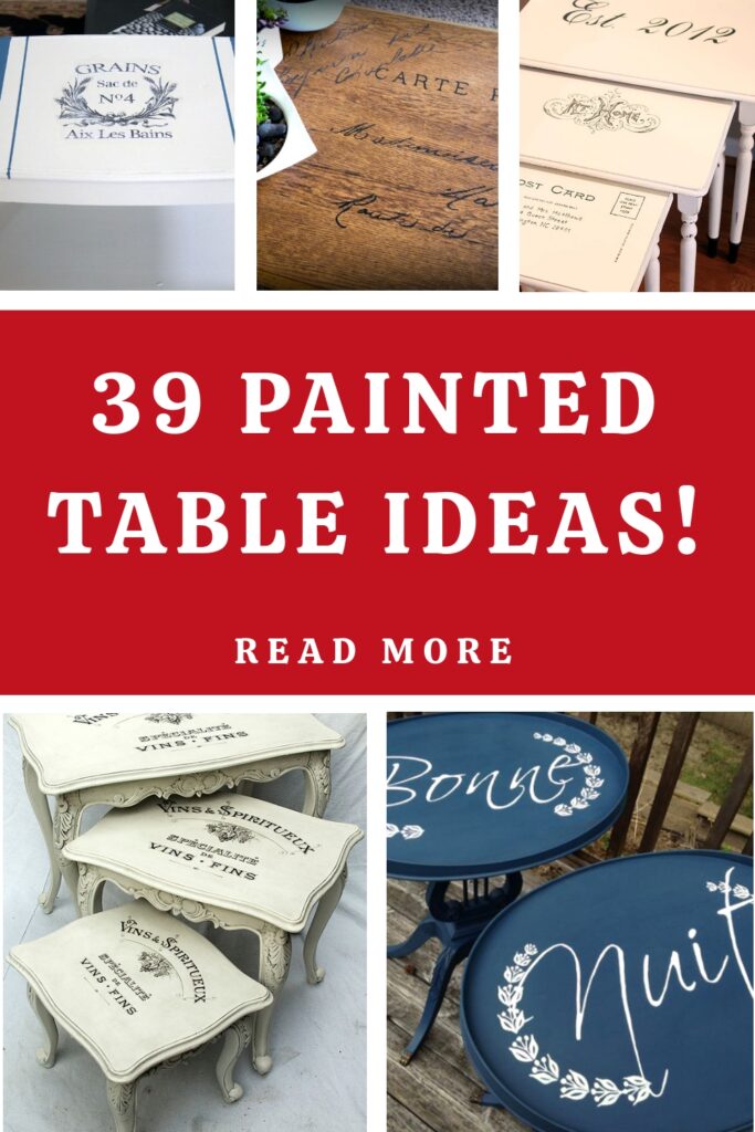 Painted table ideas