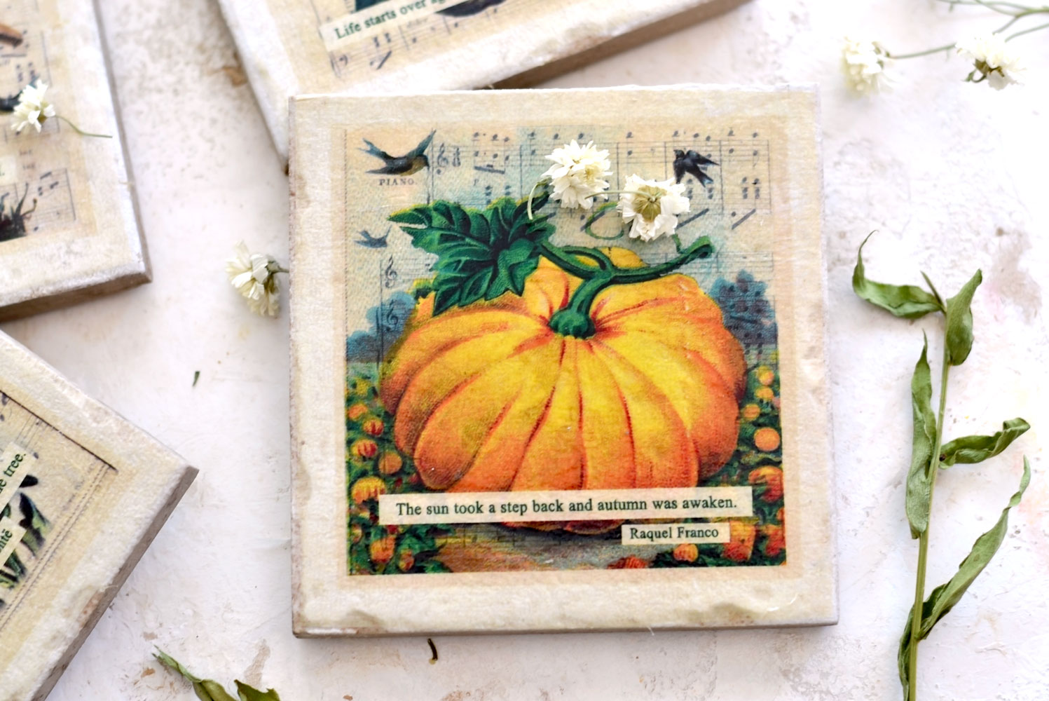 DIY Fall Coasters The Graphics Fairy