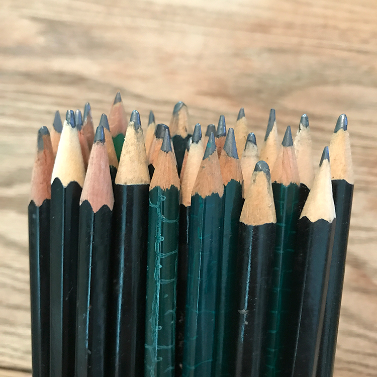 Group of Drawing Pencils