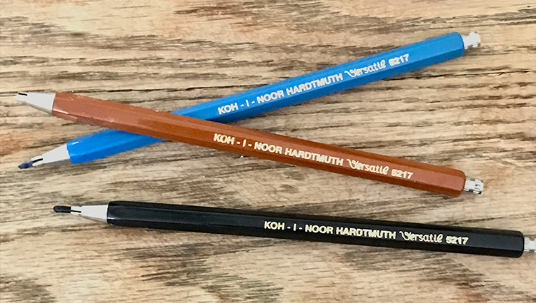 Koh-i-noor Mechanical Pencils 5217 Assorted Colours Set of 6