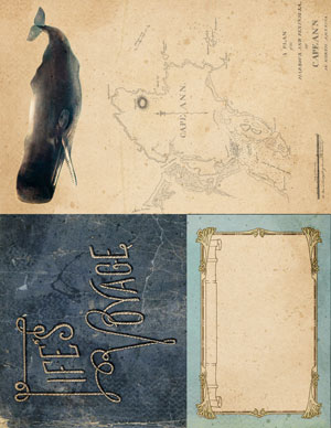 Sea Captain's Voyage Printable Journal Page