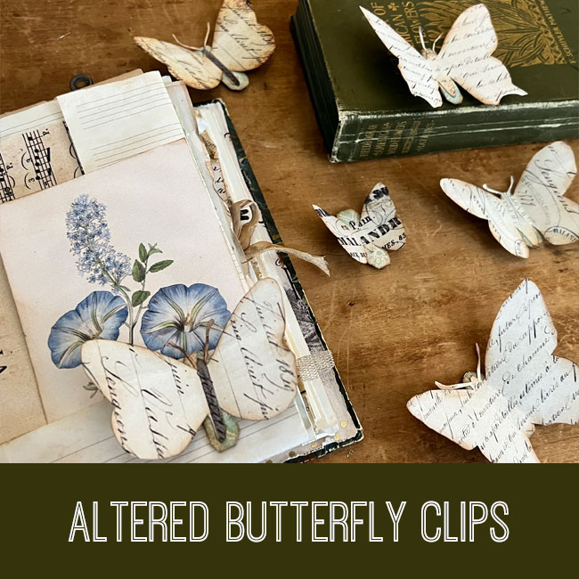 Altered Butterfly Clips Tutorial