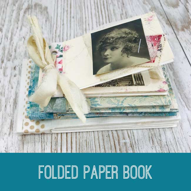 Folded Paper Book Craft Tutorial