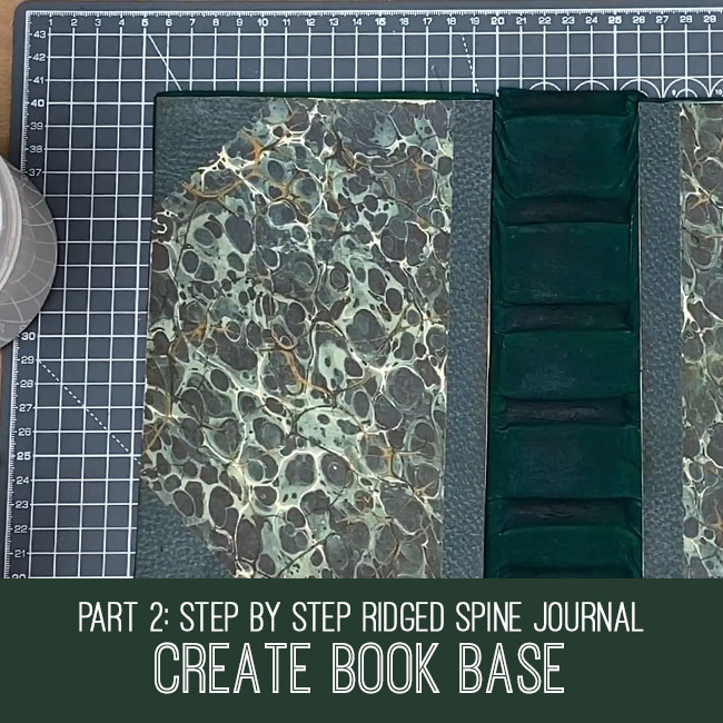 Step by Step Ridged Spine Journal Part 2 Create Book Base Tutorial