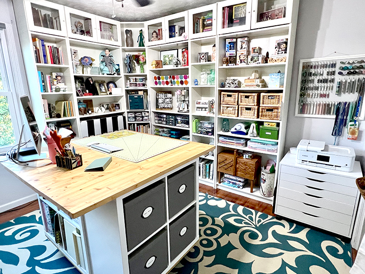 Craft Studio Storage from Ikea – Budget friendly craft room storage idea