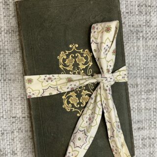 Junk journal with silk tie