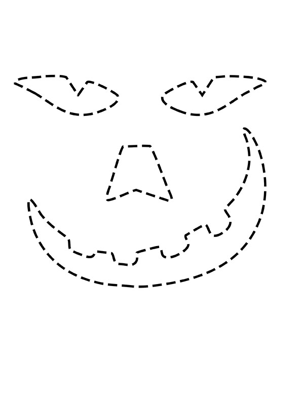 pumpkin carving patterns scary faces