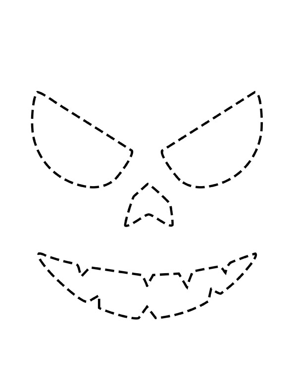 cool pumpkin carving stencils faces