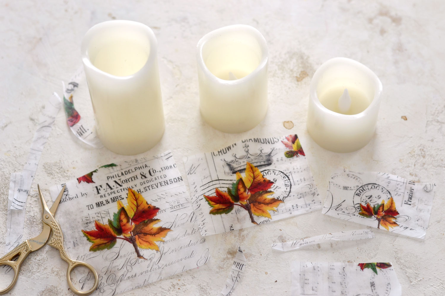 How to Put a Picture on a Candle! The Graphics Fairy