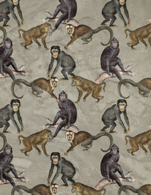 Wild & Wonderful printable monkey paper