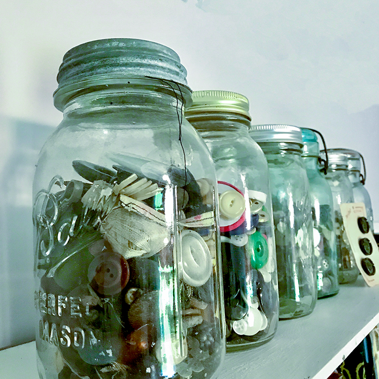 Milk Crate Canning Jar Storage Solution