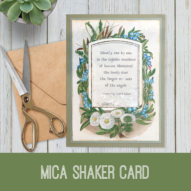Mica Shaker Card Tutorial