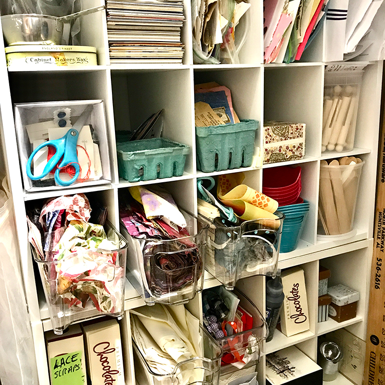 Affordable Craft Room Storage Ideas on a Budget – Shoe cubby for craft storage