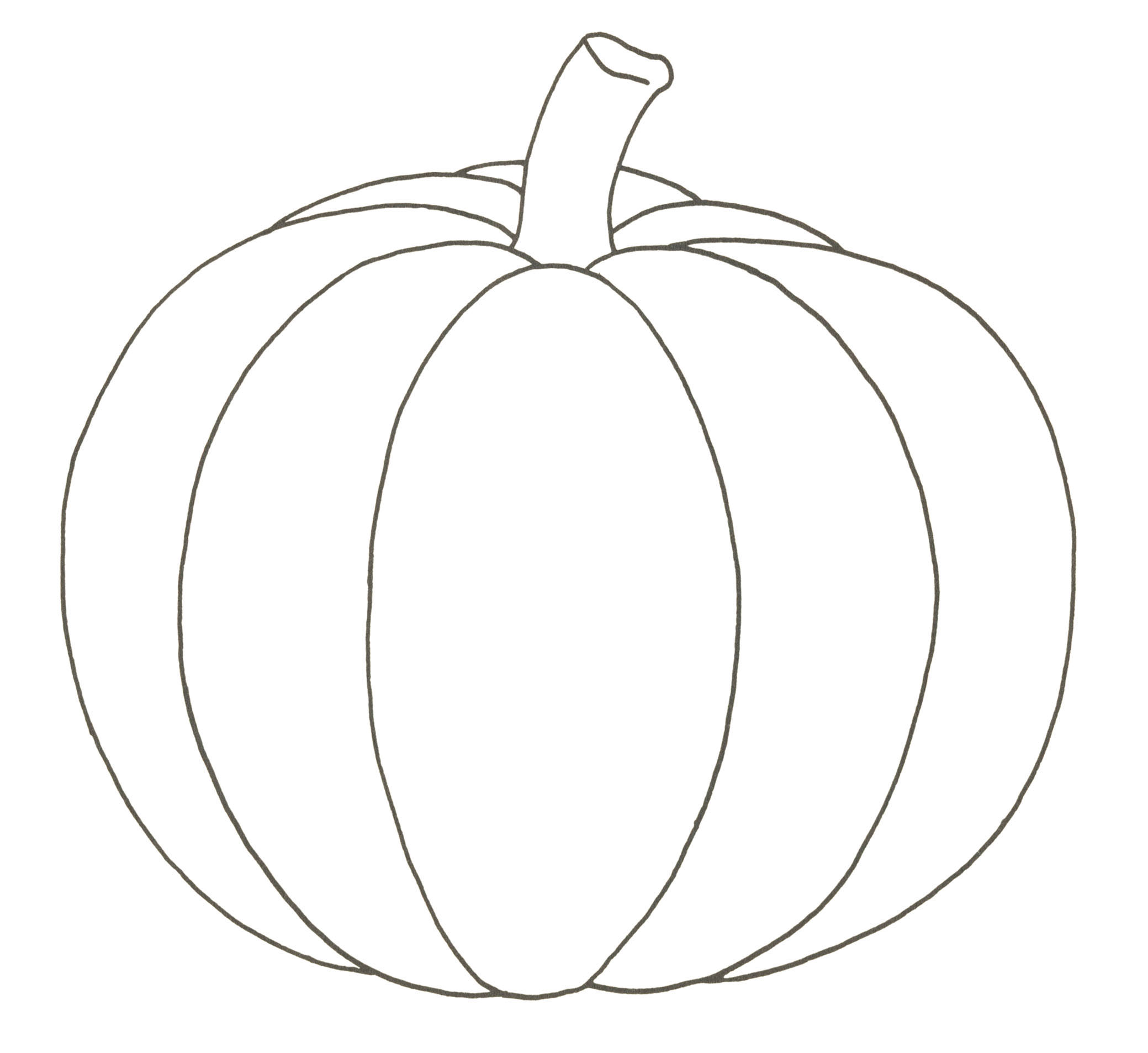 simple pumpkin drawing