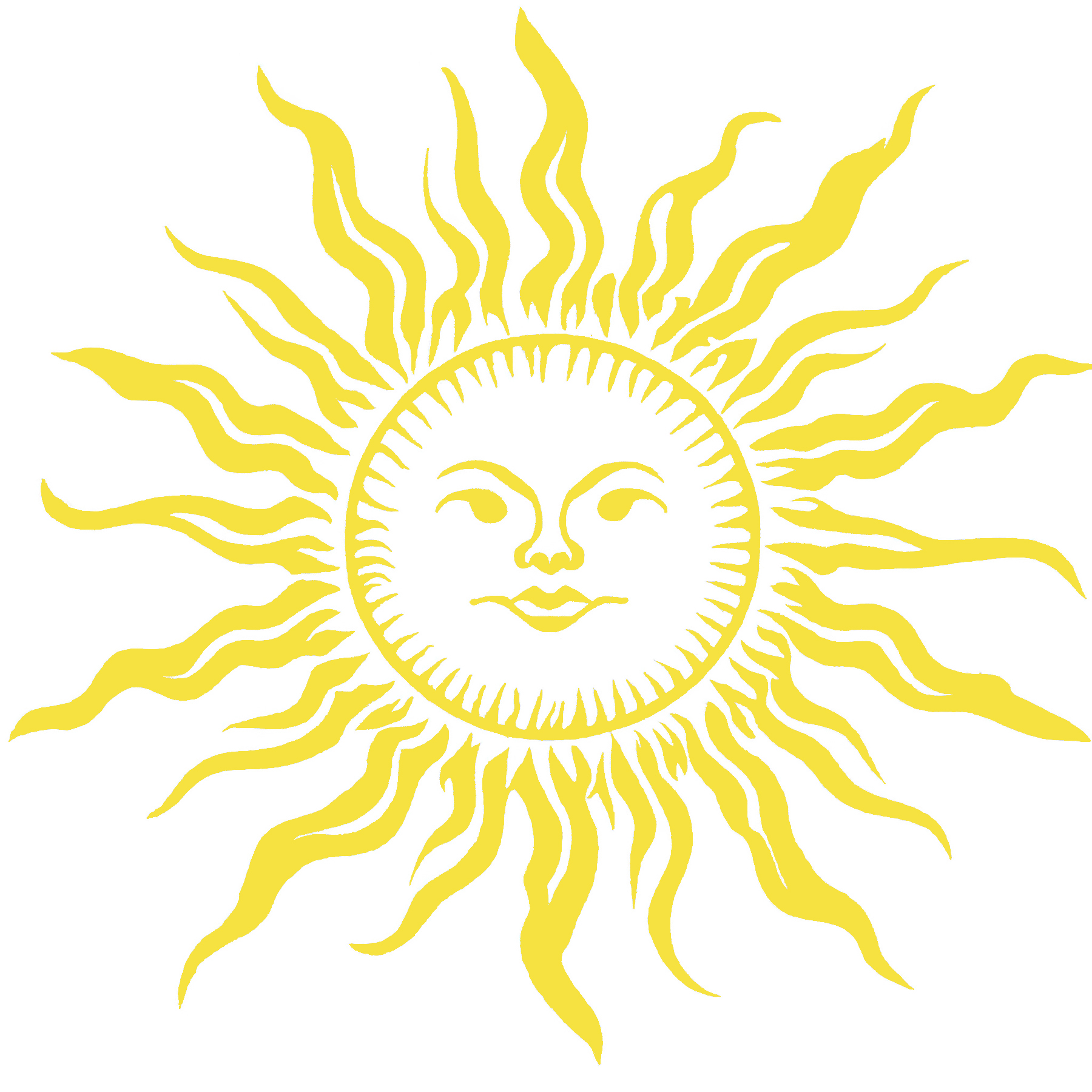 he and she clipart sun