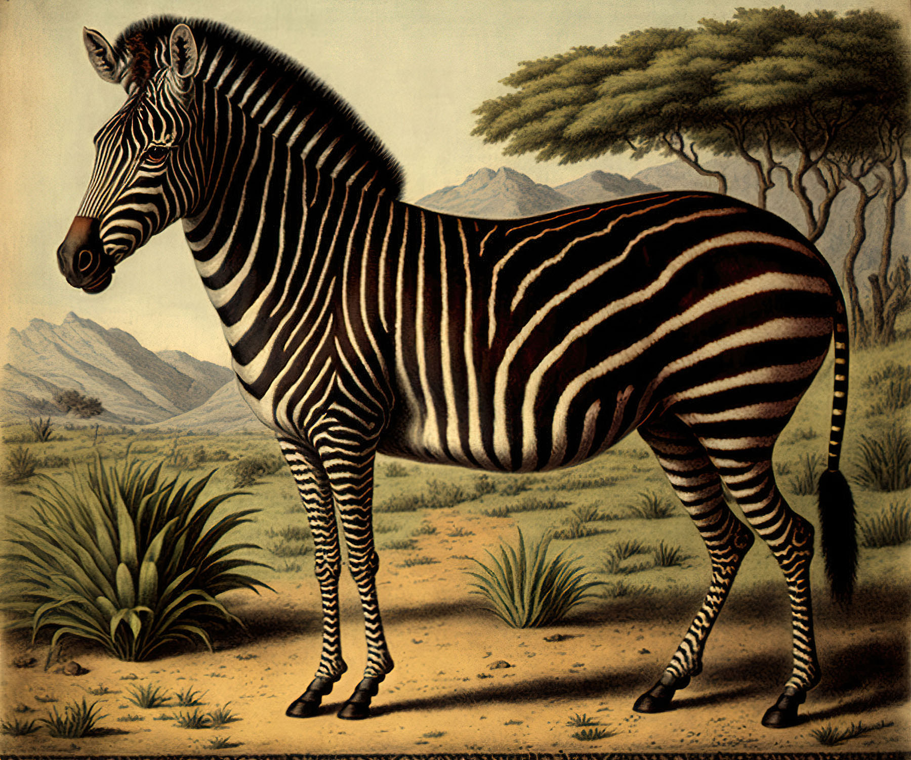 Wild Zebra Image