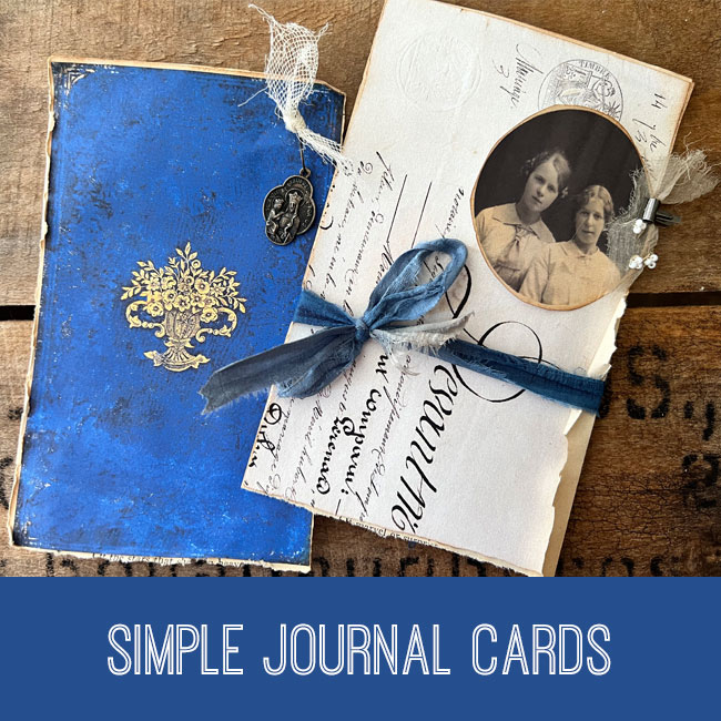 Simple Journal Cards Craft Tutorial